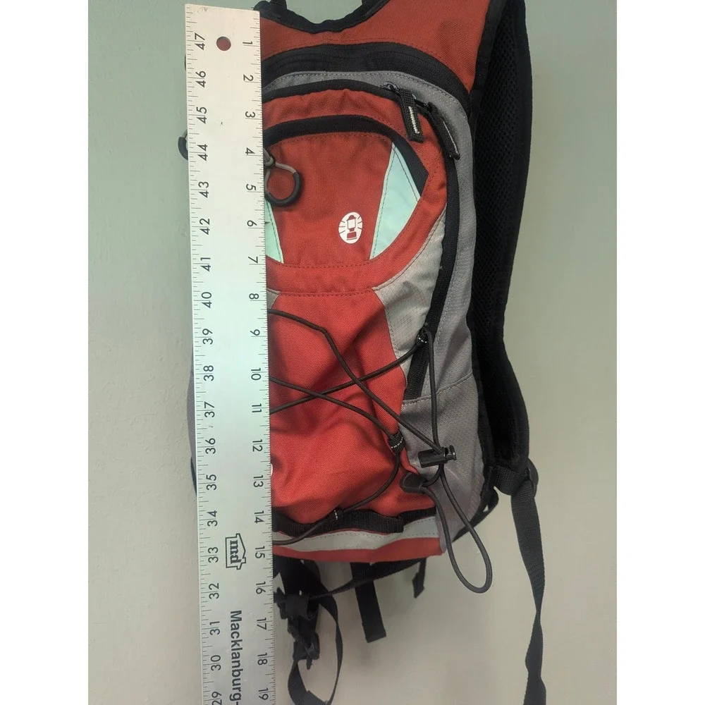 Coleman Revel 8L Hydration Backpack 2L Red Black Hiking Outdoors Pack no bladder
